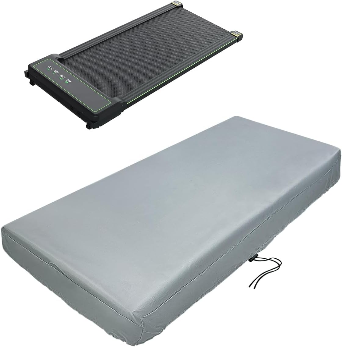 Akluer Inclined Home Treadmill 2.5 HP Small Under-Desk Treadmill Remote Control LED Display wourant