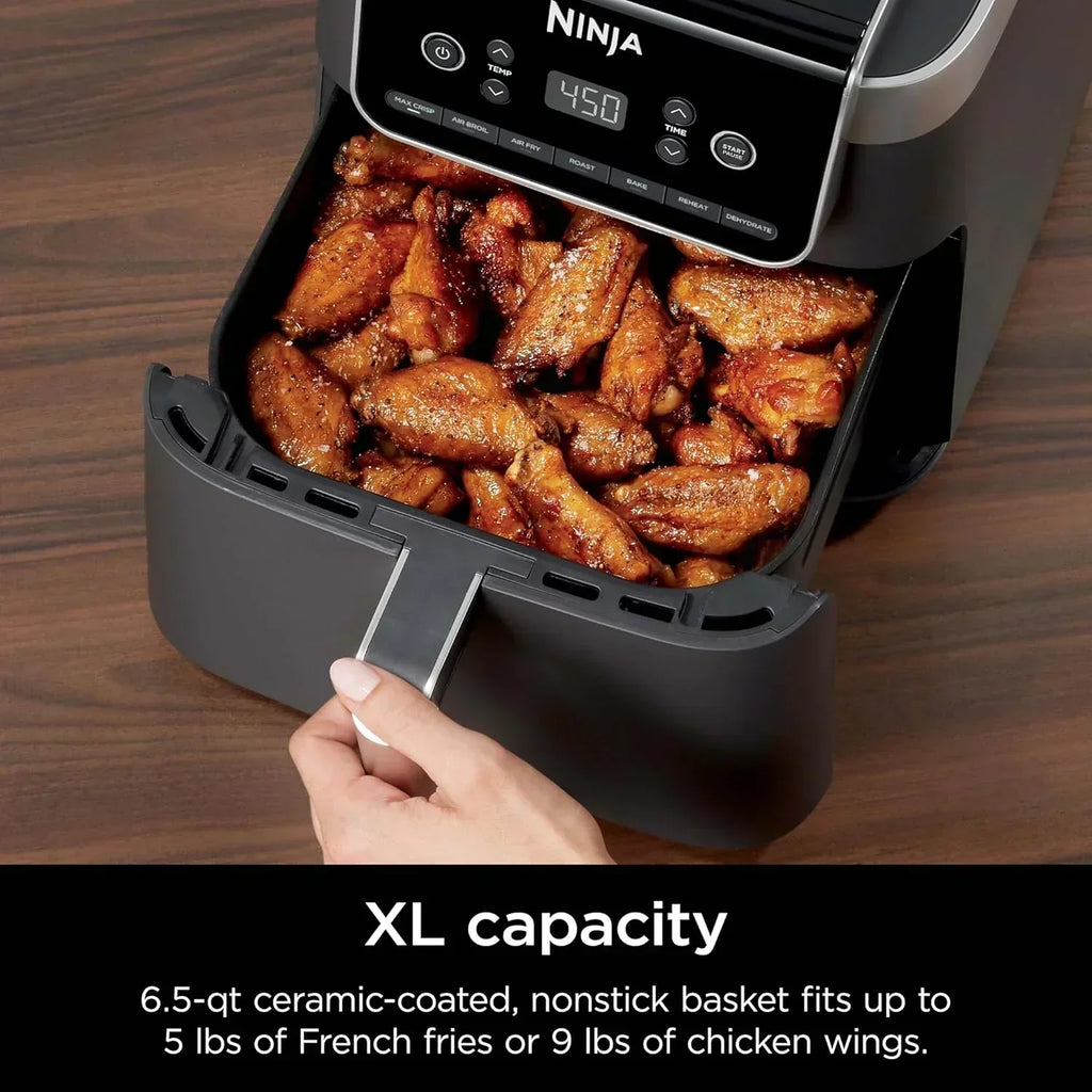 Ninja Air Fryer Pro 5-quart 4-in-1 air fryer that air fries bakes reheats and dehydrates wourant