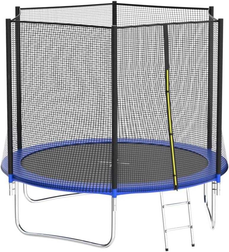 AOTOB 8FT 10FT 12FT 14 FT 15FT Trampoline with Safety Enclosure Net Outdoor Trampoline wourant