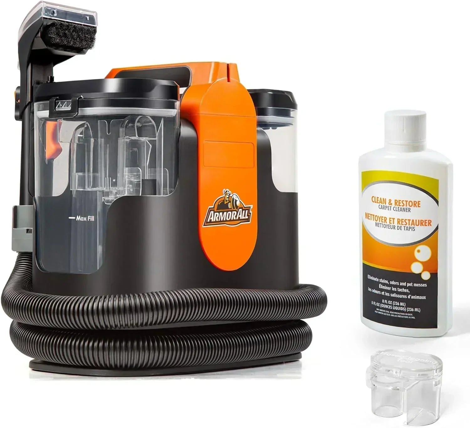 7 Amp Portable Spot Cleaner for Car Cleaning Carpet and Upholstery Stain Removal wourant