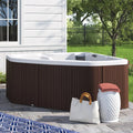 Lifesmart Spas 3 Person 17 Jet Plug And Play Hot Tub with Ozonator in Espresso wourant