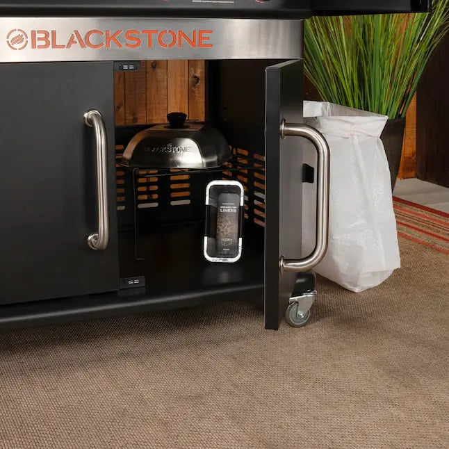 Blackstone 36" Culinary Cabinet Griddle with Side Table 4-Burner Liquid Propane Flat Top Grill wourant