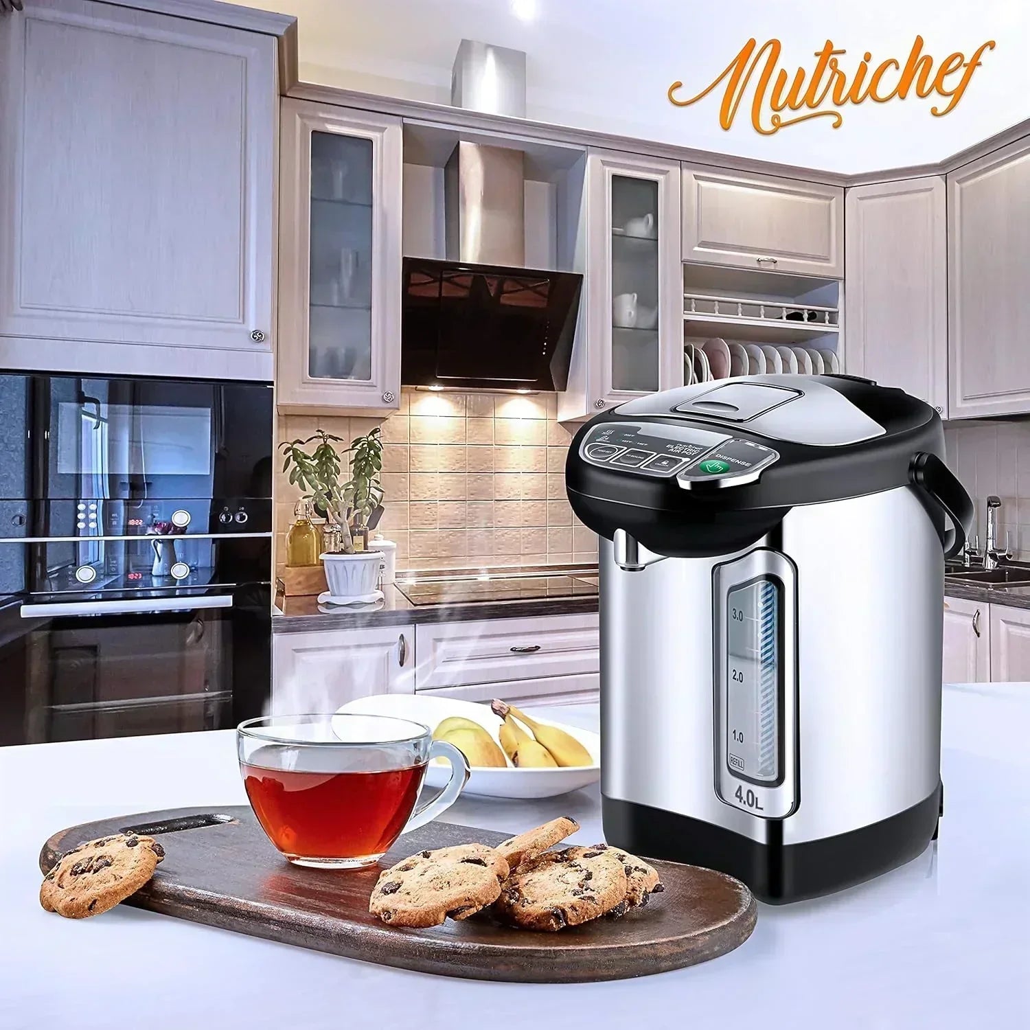 NutriChef Water Heater and Hot Water Dispenser 8L Electric Beverage Dispenser wourant