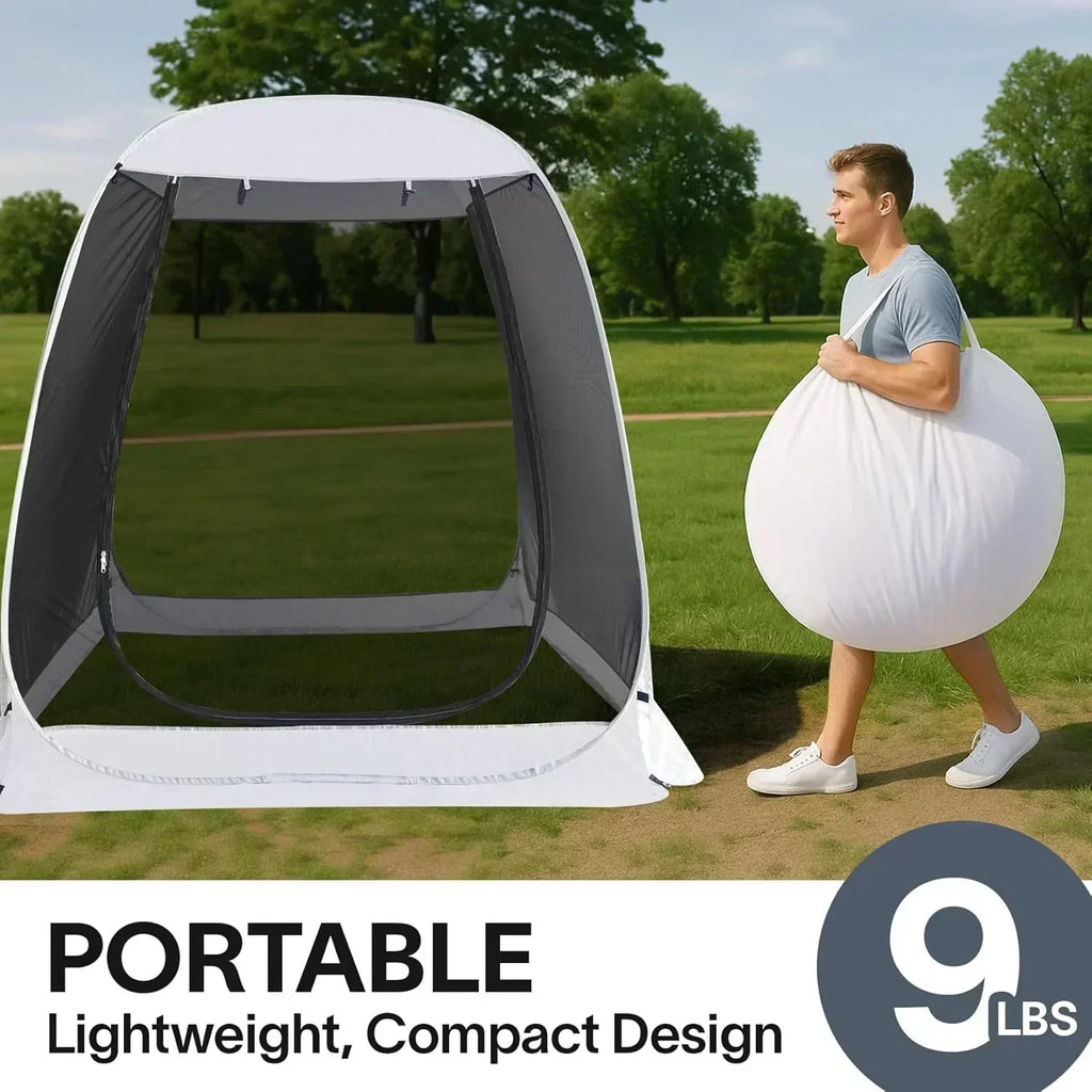Screen gazebo sleeps 6-10-15 people Igloo-style canopy tent mosquito net on the sides Perfect wourant