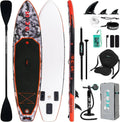 FunWater Inflatable Stand Up Paddle Board Premium SUP Paddle Accessories EVA Deck wourant