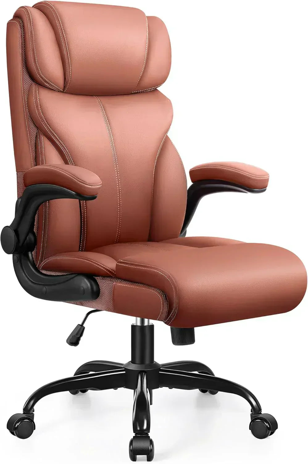 Office Chair Large High-Foot Computer Desk Chair Chair Lumbar Support Rotating Computer Chair wourant