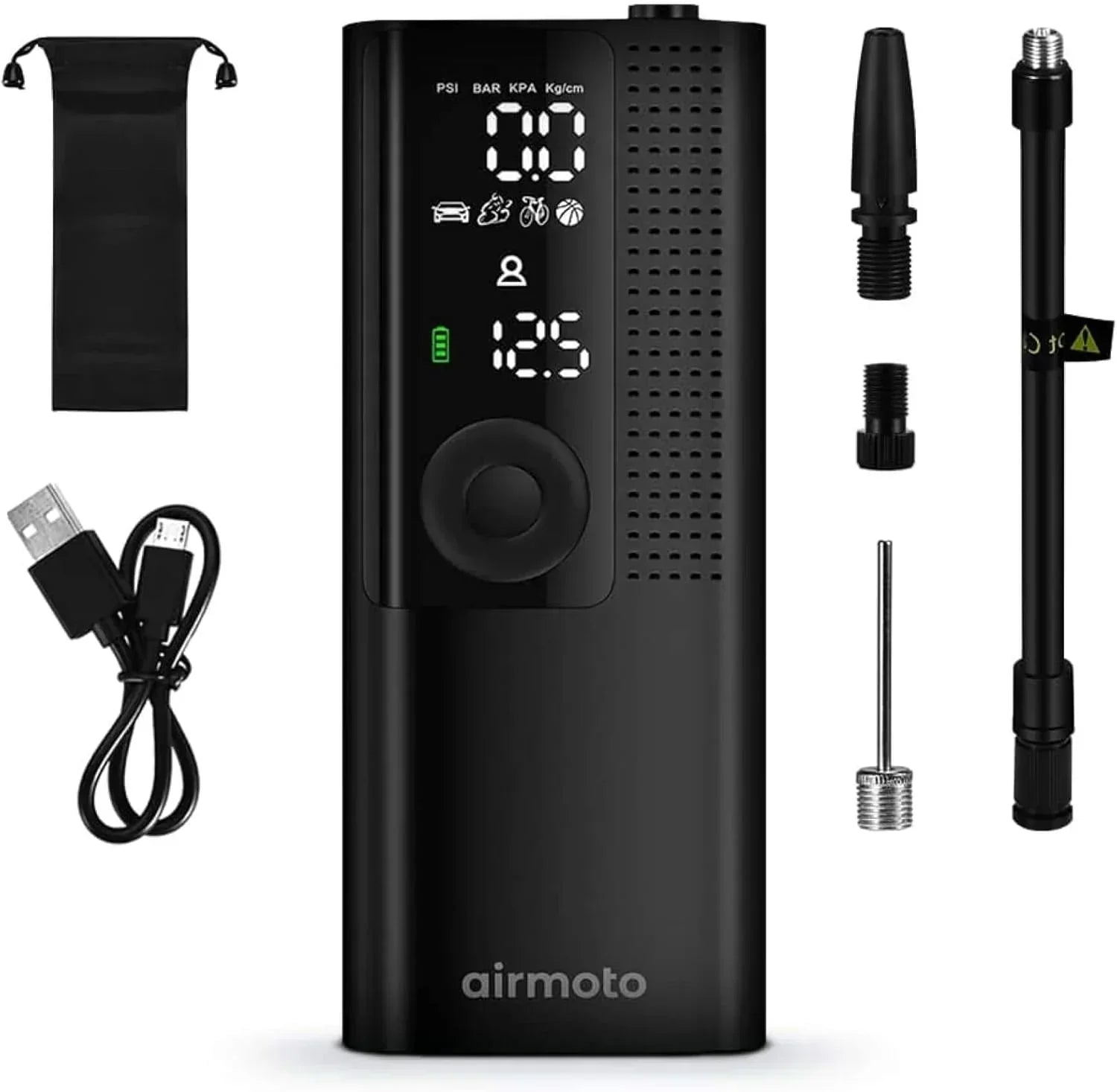 Power Kit Bundle Deal 2-Pack Tire Inflation Portable Air Compressor with Power Kit for Charging wourant