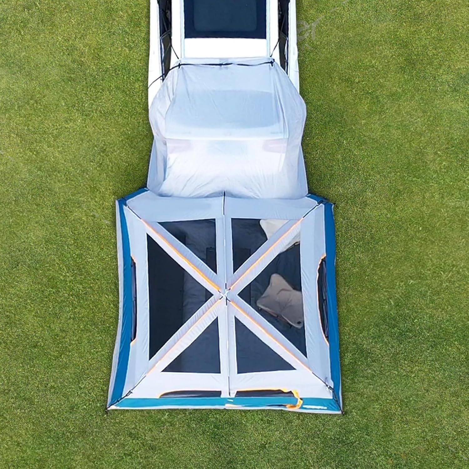 SUV Tent for Camping, 6-Person SUV Tailgate Tent - Easy Set Up with Rainfly, 10'x9'x78in(H) wourant