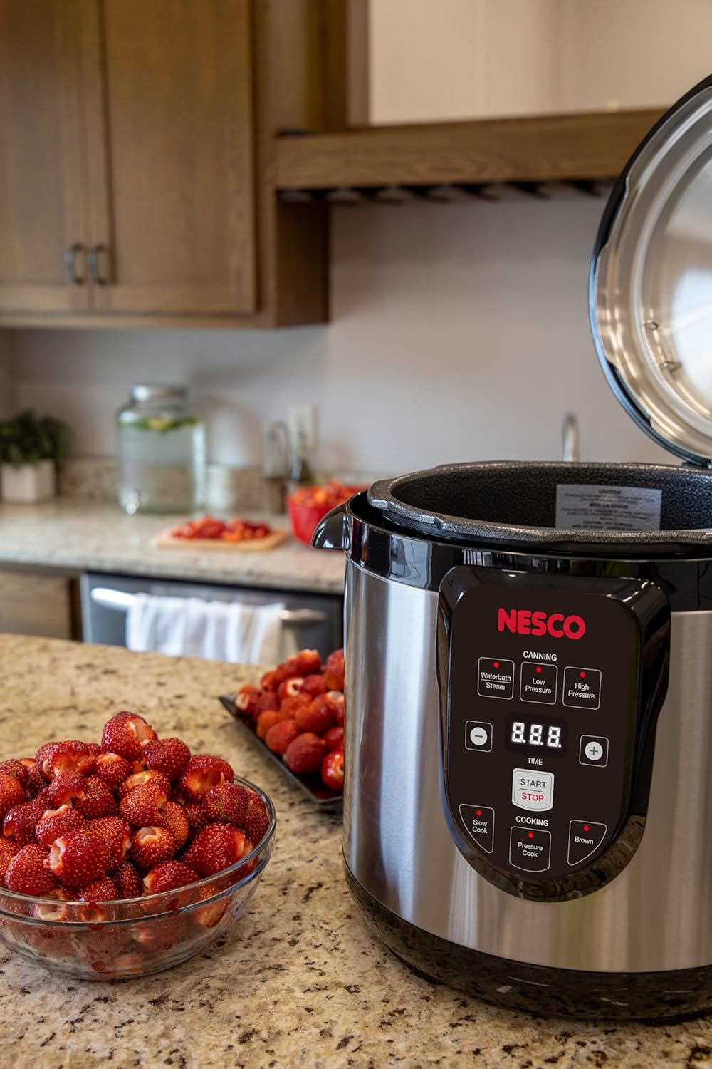 Nesco NPC-9 Smart Electric Pressure Cooker and Canner, Stainless Steel, 9.5 Qt wourant