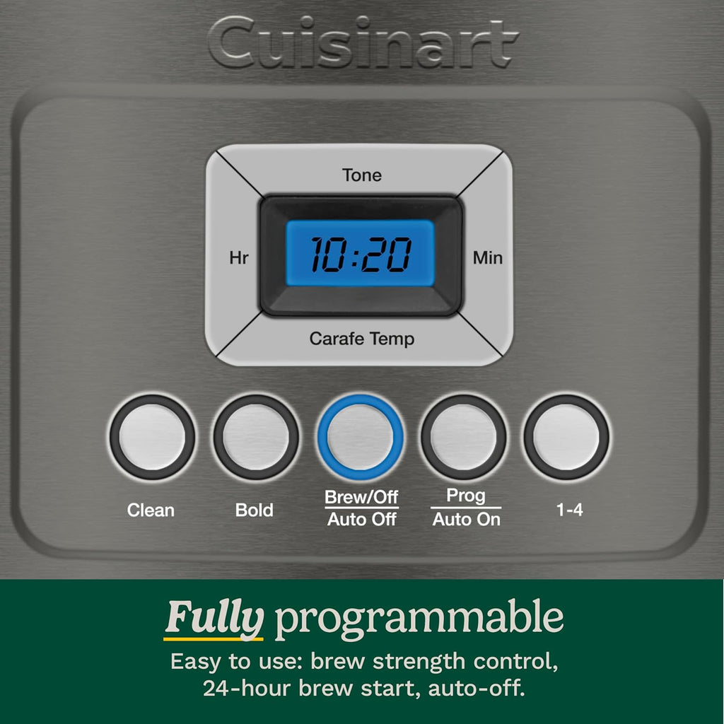 Cuisinart DCC-3200P1 Coffee Maker Fully Automatic with Brew Strength Control, 1-4 Cup Setting wourant