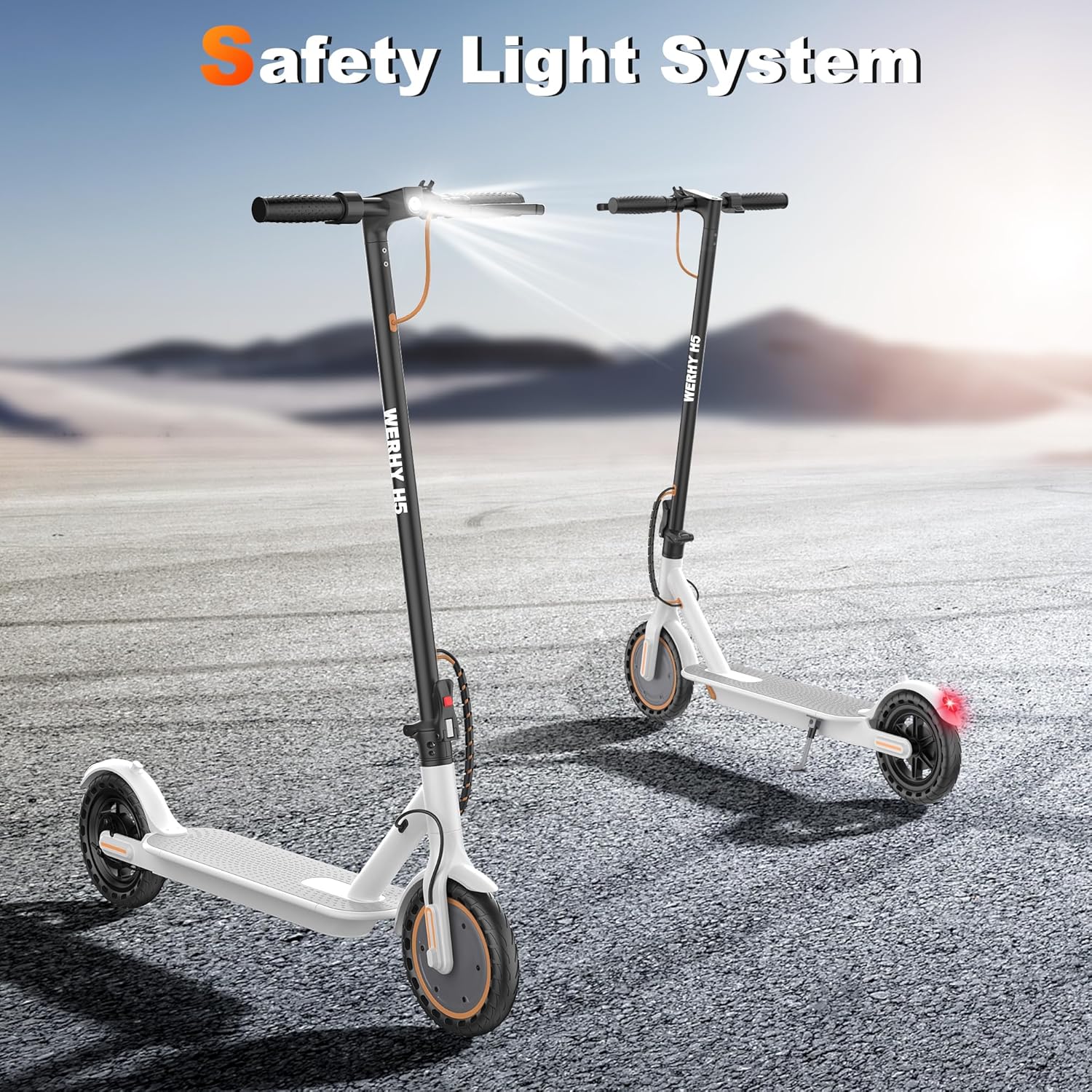 Electric Scooter, 350W/500W Motor, Top Speed 19/22 mph, Max 16/23/28Miles Ranges, Foldable E Scooter for Adults wourant