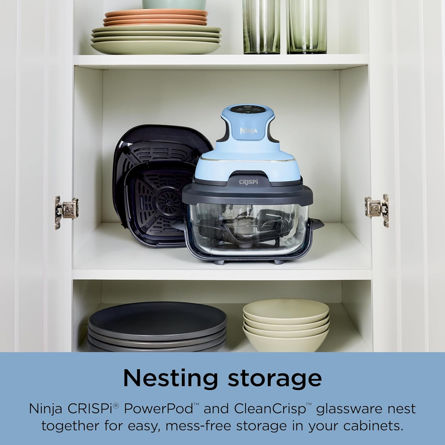 Ninja Crispi 4-in-1 Portable Glass Air Fryer Cooking System wourant