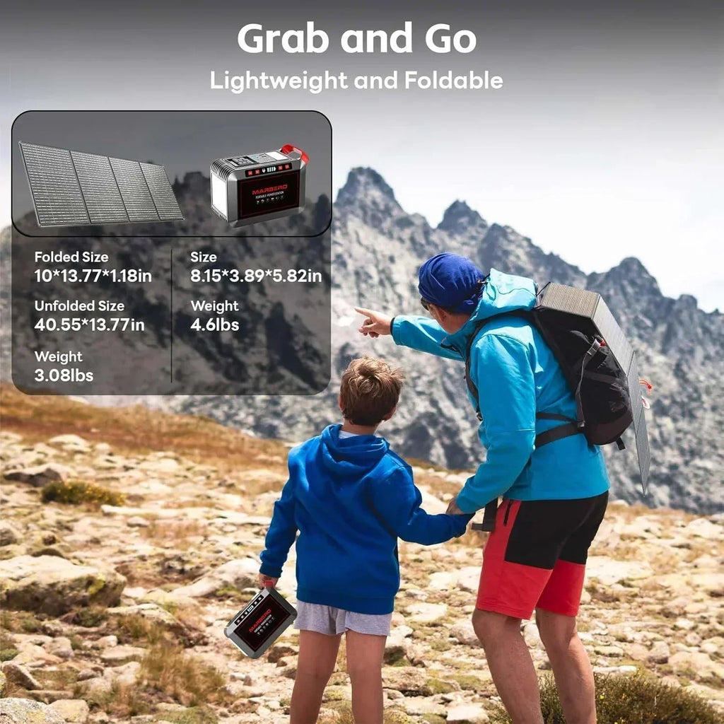 Portable Power Station 88Wh Camping Lithium Battery Solar Generator Fast Charging Power Bank wourant