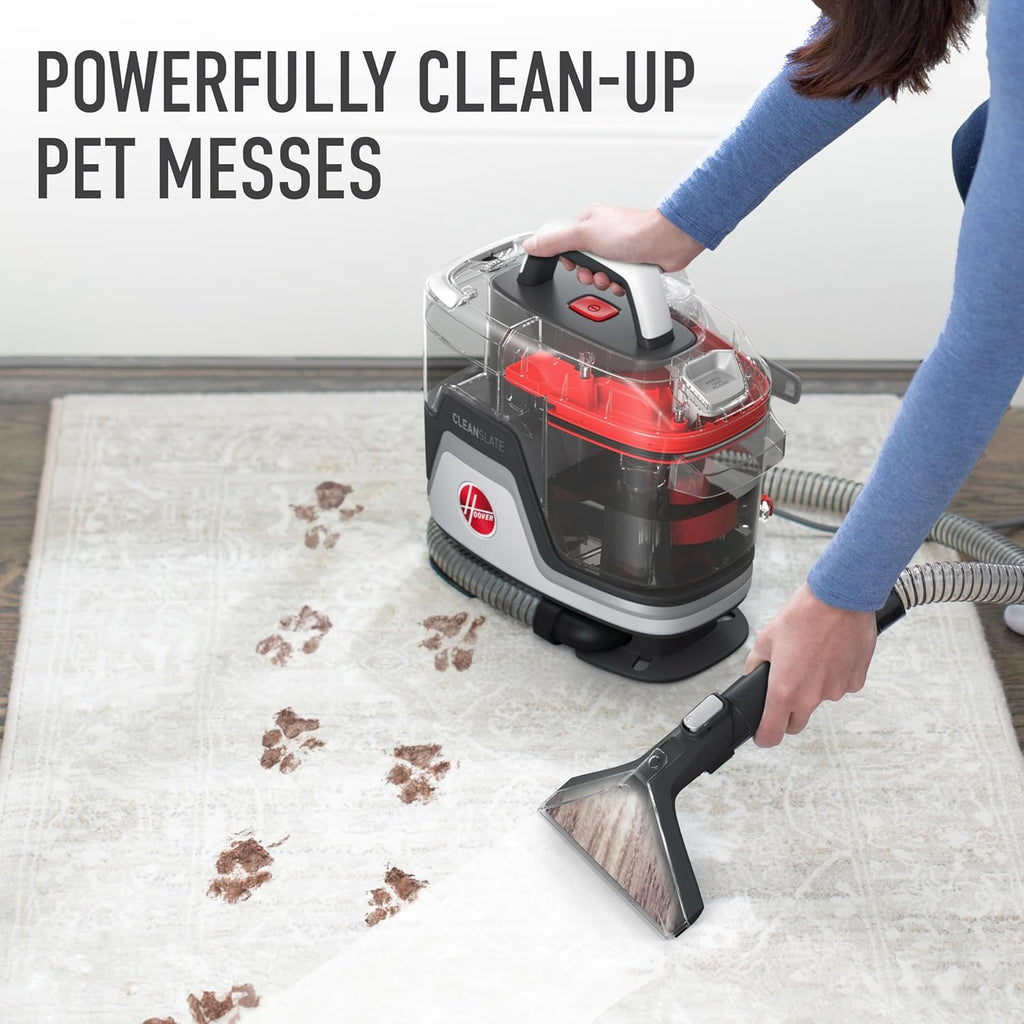 Hoover CleanSlate Plus Portable Carpet & Upholstery Spot Cleaner with Powerful Suction and Multiple Tools wourant