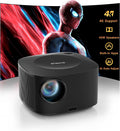 Projector-4K with WiFi and Bluetooth:[3500 ANSI/60W Dolby Audio/Official Licensed Apps] wourant
