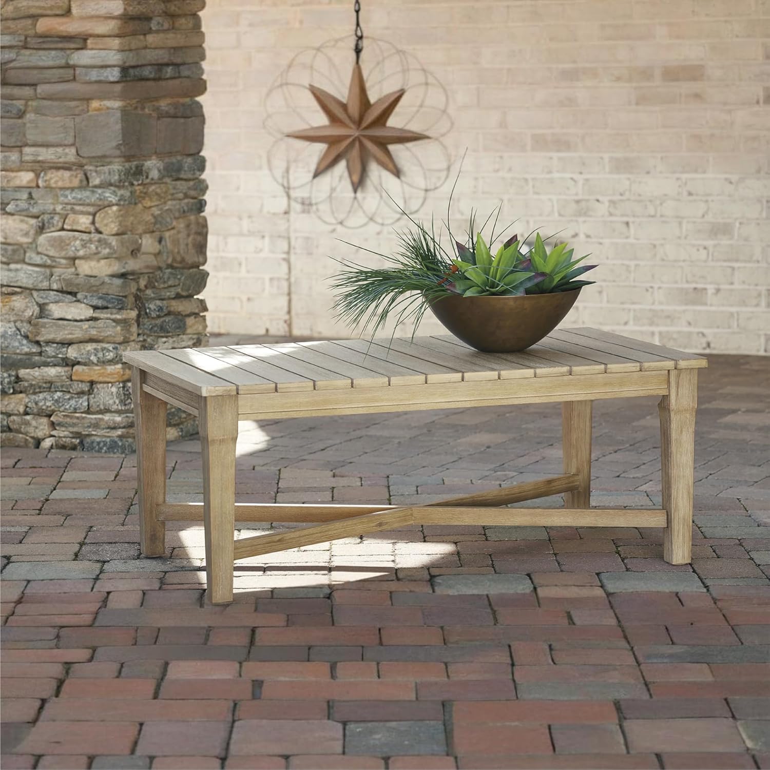 Coastal view outdoor terrace eucalyptus sofa wourant