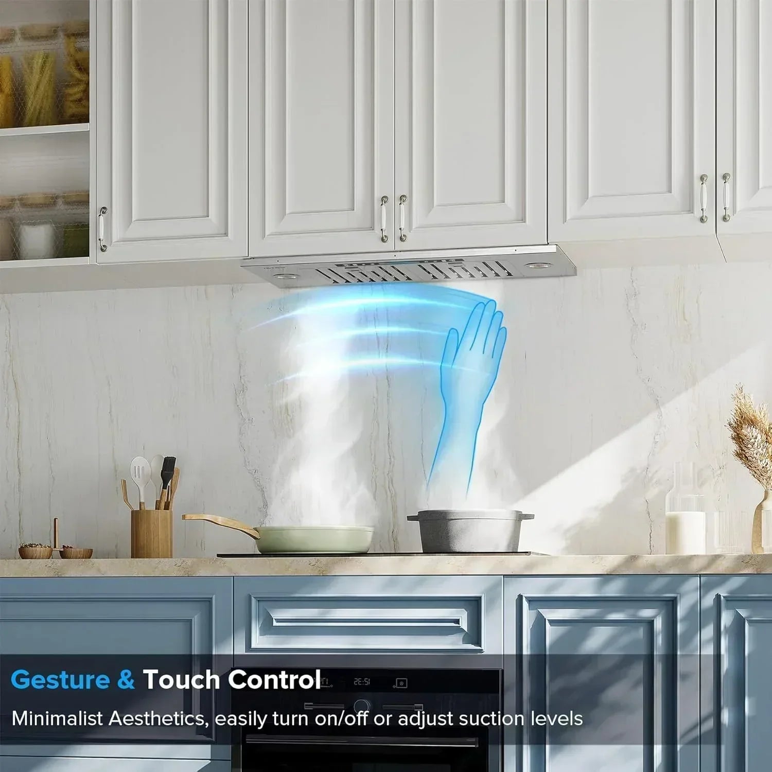 IKTCH 30" Built-in Plug-in Range Hood 900 CFM Stainless Steel Kitchen Range Hood wourant