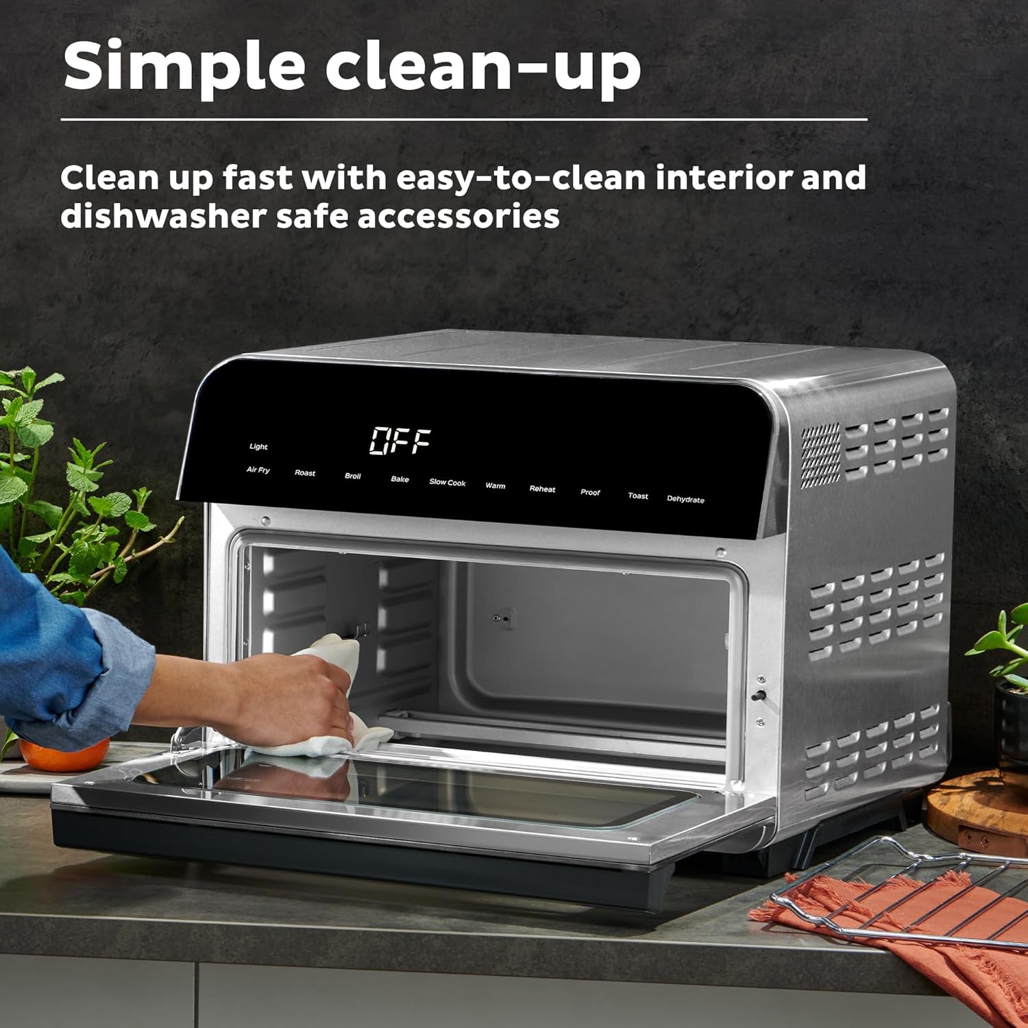 Instant Pot Omni Plus 19QT/18L Toaster Oven Air Fryer, 10-in-1 Functions, Fits 12" Pizza, Crisp, Broil, Bake, Roast, Toast, Warm, Convection, 100+ In-App Recipes, from the Makers of Instant Pot, Black wourant