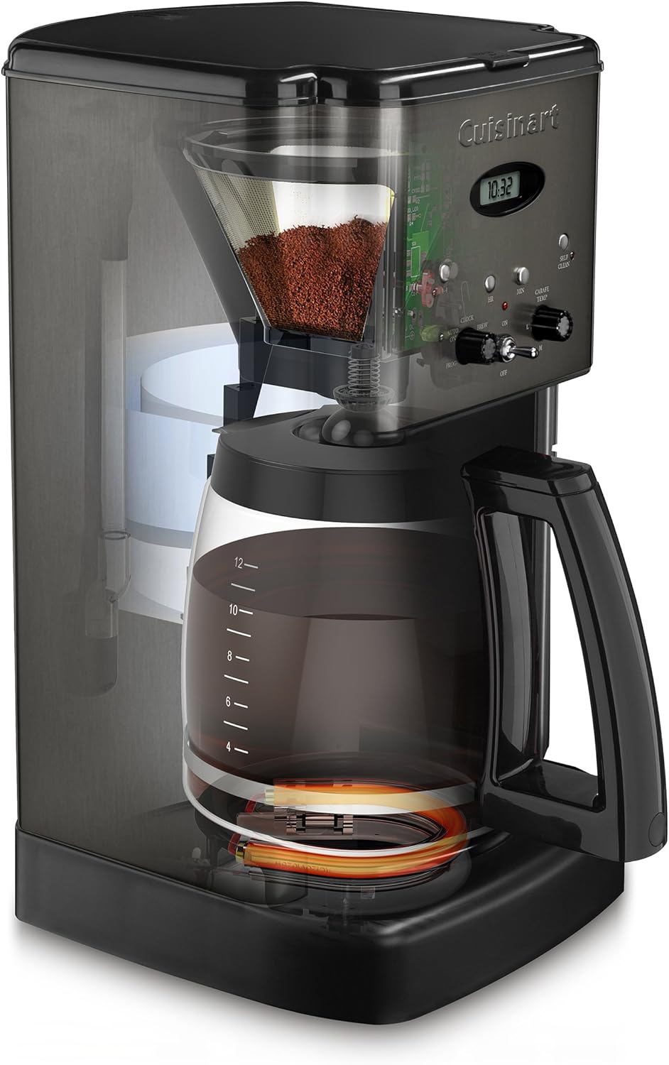 Cuisinart DCC-1200P1 Brew Central 12-Cup Programmable Coffeemaker Coffee Maker, Carafe, Brushed Chrome wourant
