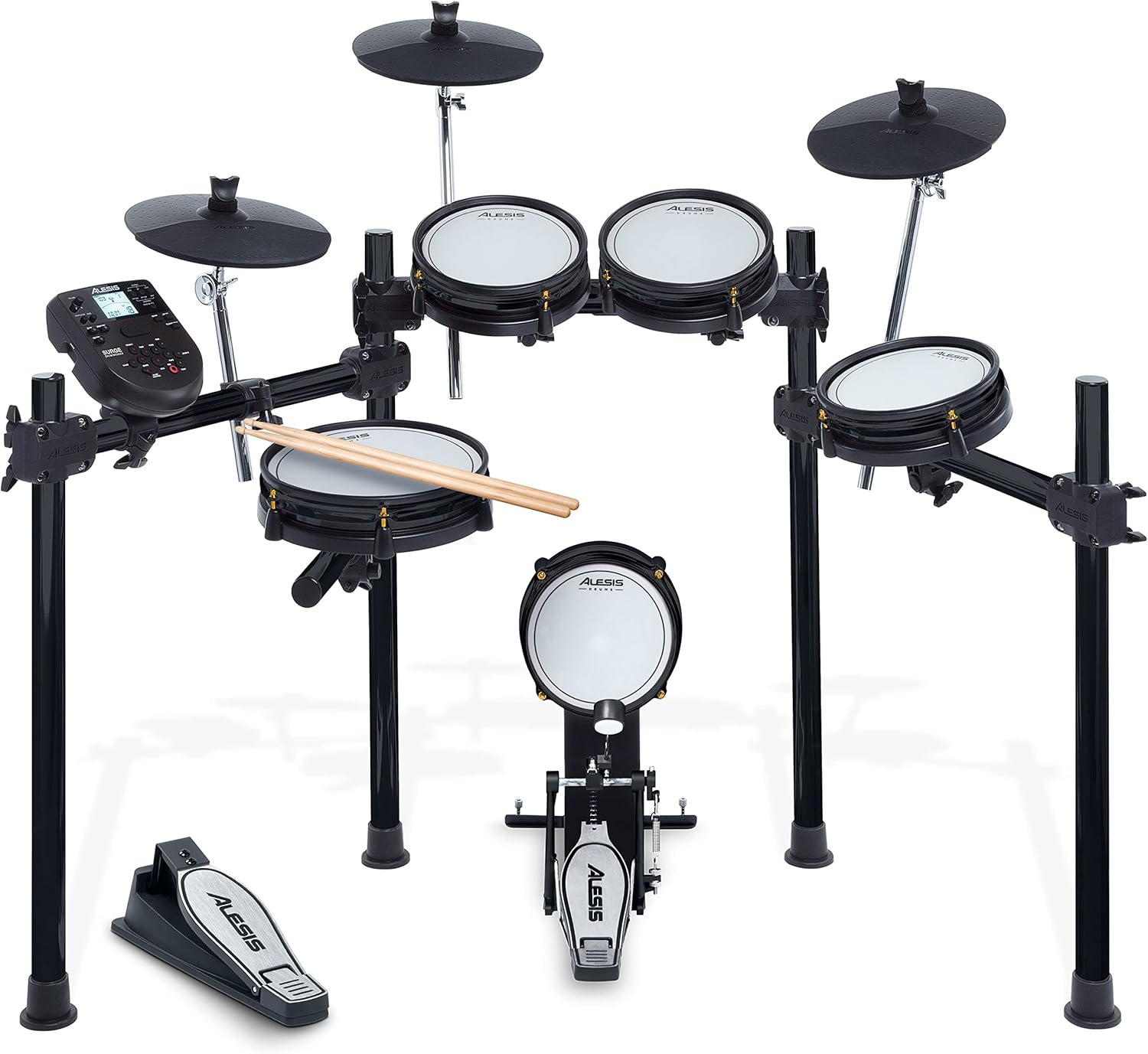 Alesis Drums Command Mesh SE Kit-Electric Drum Set USB MIDI Connection 600 Drum Sound wourant