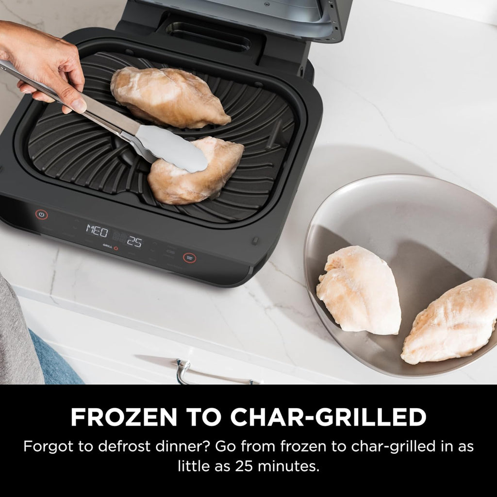 Ninja Foodi Smart XL 6-in-1 Indoor Grill with Air Fry, Bake, Roast, Broil, and Dehydrate, Smart Thermometer wourant