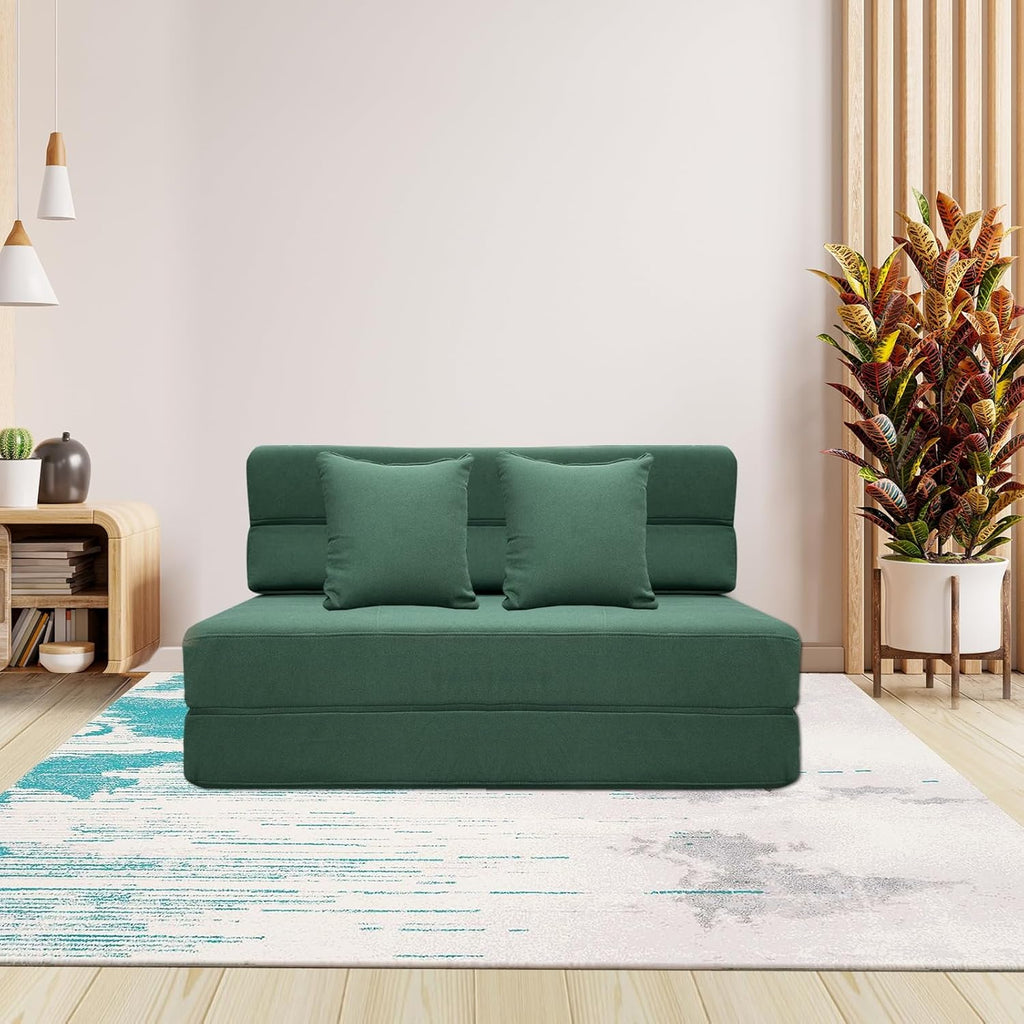 60 inch pull out sofa bed memory foam sofa with 2 pillows futon bed guest bed and pull out sofa wourant
