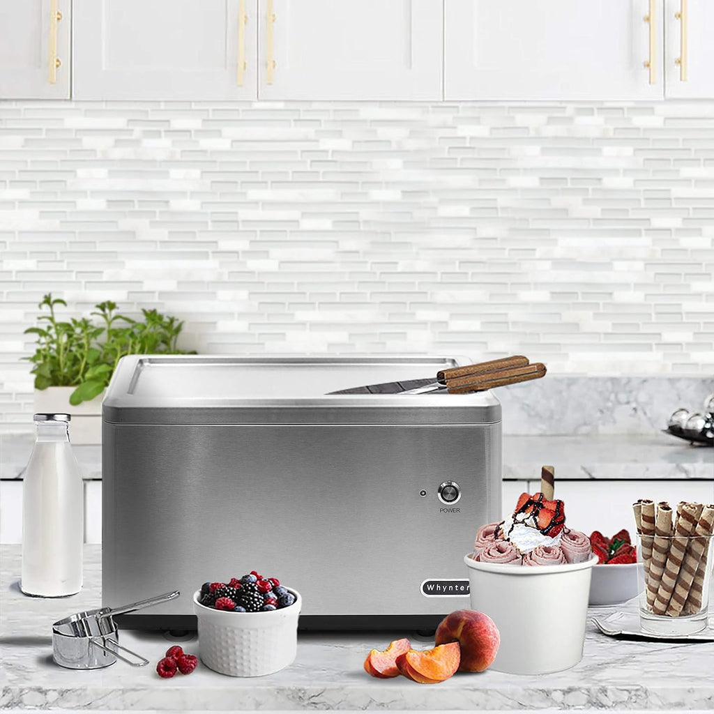 Whynter ICR-300SS 0.5-Quart Stainless Steel Rolled Ice Cream Maker With Compressor wourant