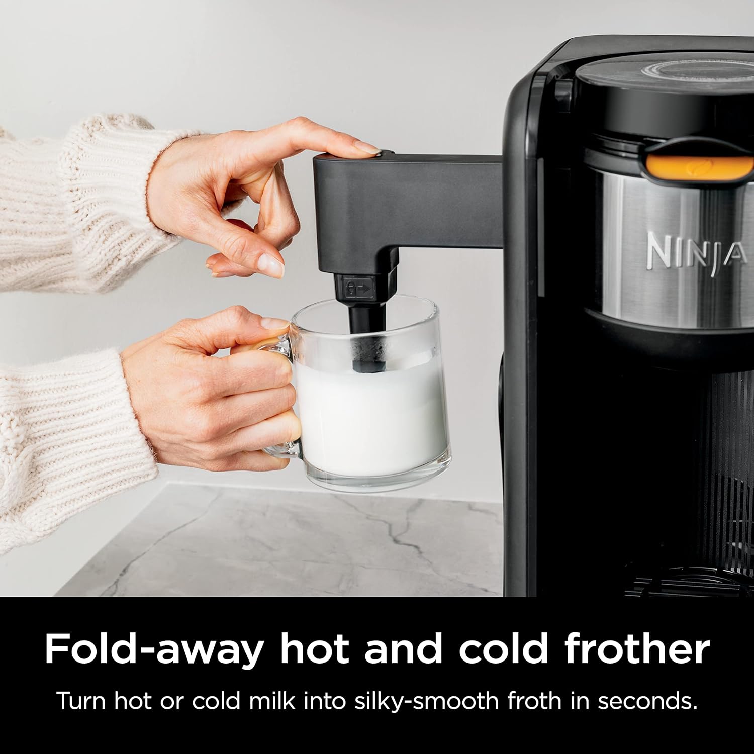 Ninja Hot and Cold Brewing System, Tea and Coffee Maker with Auto-iQ, 50 oz Thermos, and Frother wourant