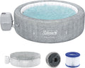 Coleman Sicily AirJet Large Round 5 to 7 Person Inflatable Hot Tub Portable Outdoor Spa wourant