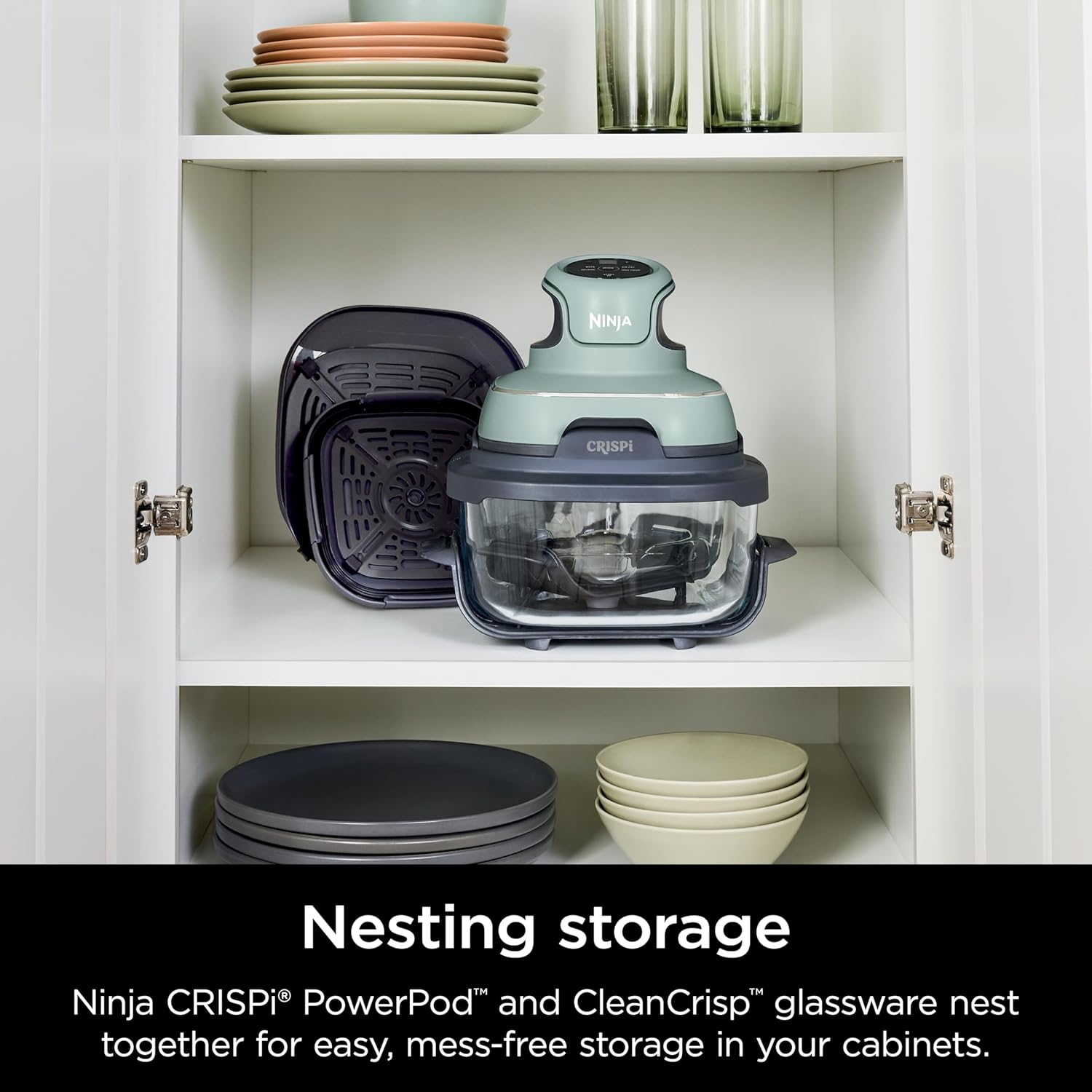 Ninja Crispi 4-in-1 Portable Glass Air Fryer Cooking System wourant