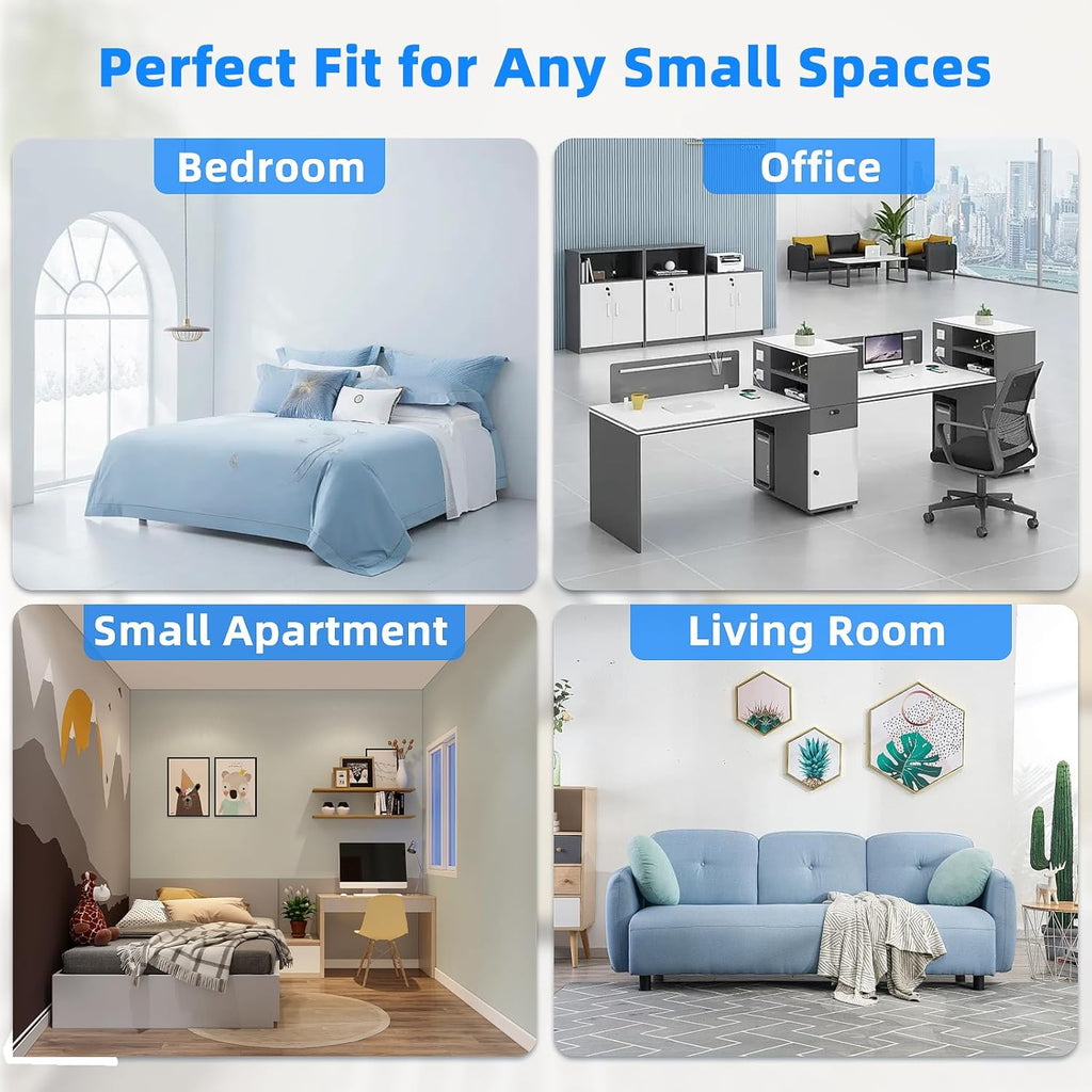 Antarctic Star 12,000 BTU U-Shaped Window Air Conditioner Unit Cools up to 550 Sq.Ft. with 6 Modes 24H Timer, Ultra Quiet Window AC Units wourant