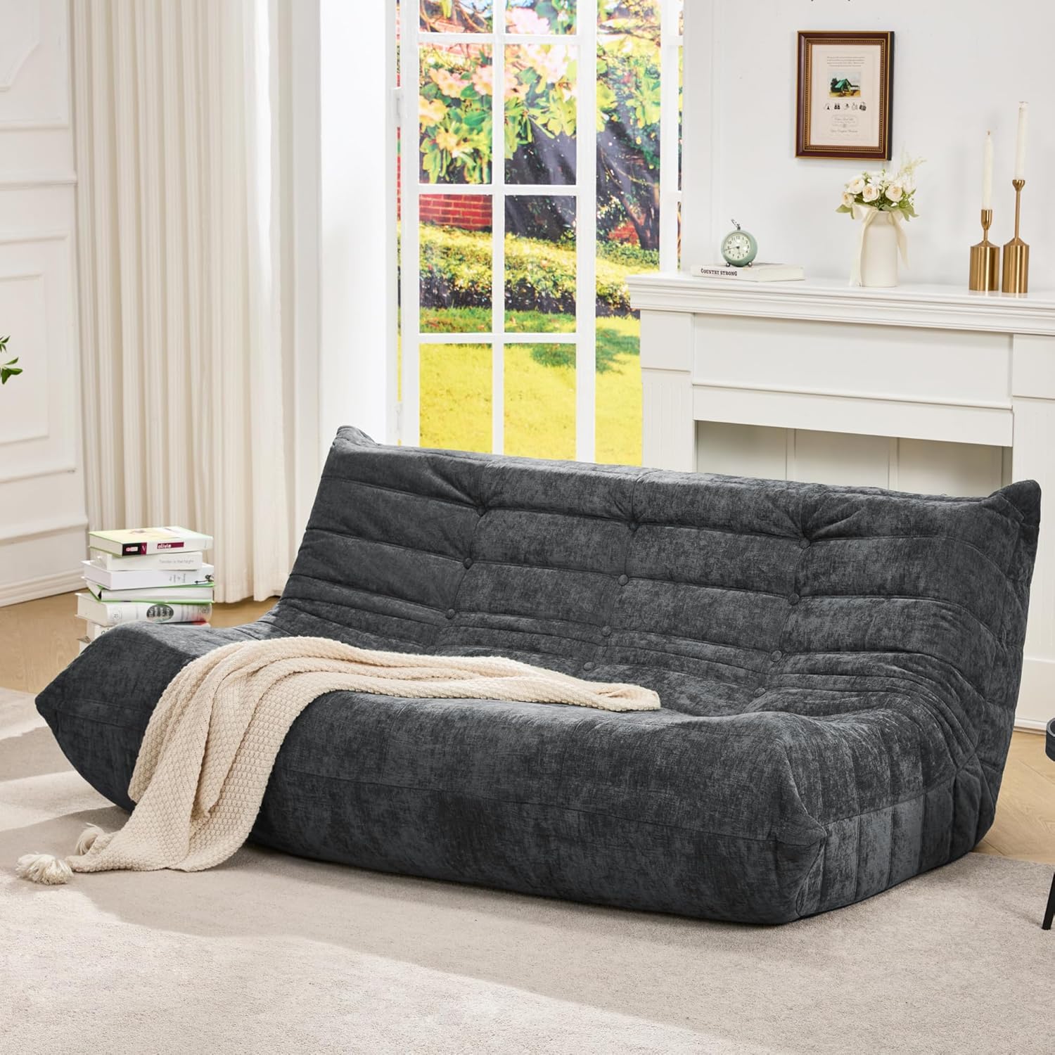 Bean Bag Chairs for Adults Giant Bean Bag Chair Memory Foam BeanBag Chair Bean Bag Sofa wourant