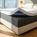 ViscoSoft 4 Inch Memory Foam Mattress Topper King - Select High Density Ventilated Mattress Pad - Premium Removable Rayon Cover woonhhop