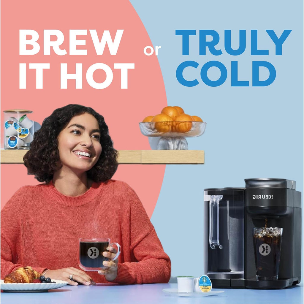 Keurig K-Brew+Chill Iced or Hot Single-Serve K-Cup Coffee Maker with MultiStream and QuickChill Technology, 70oz. Removable Reservoir wourant