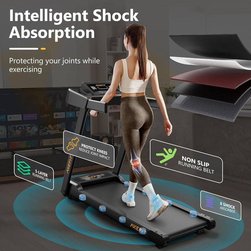 2.5 HP Portable Treadmill with Inclined Walking Pad, Panel and Remote, 4-in-1 Walking Treadmill, 265 lb Capacity wourant