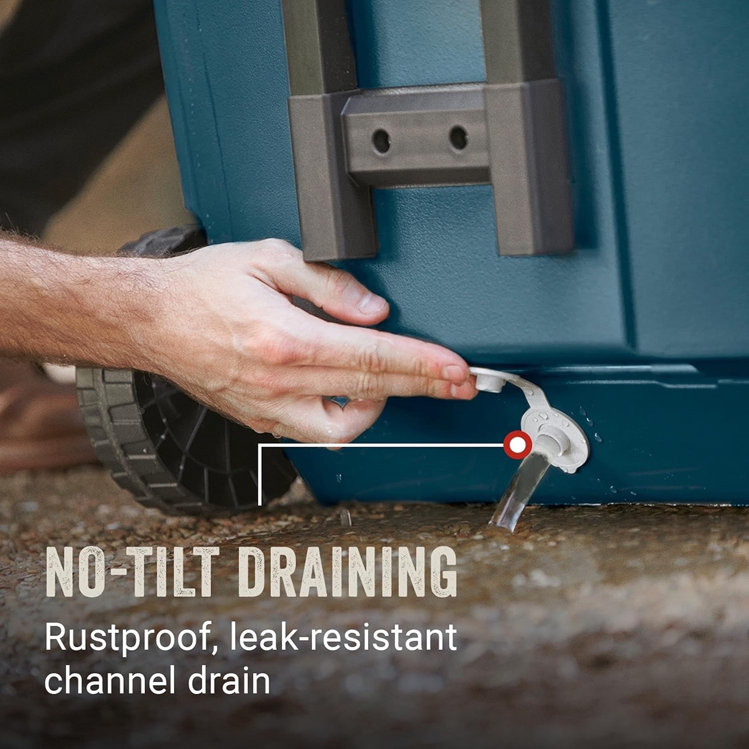 Coleman Classic Series Insulated Portable Wheeled Cooler, Leak-Resistant Outdoor Hard Cooler Keeps Ice up to 5 Days, 100-Quart wourant