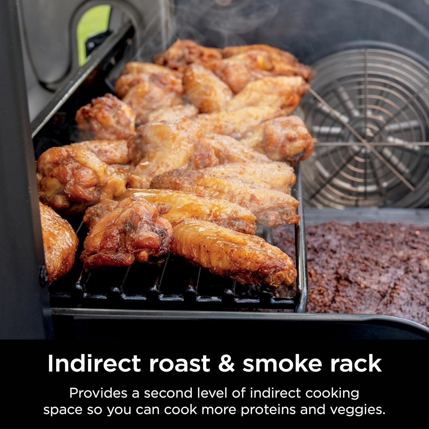 Ninja FlexFlame, Grill and Smoker, Electric and Propane Grill, Roaster, BBQ Grill, 5-in-1 Cooking System, 3 Burner, Digital Control, Outdoor Cooking, Griddle, Pizza Maker, Stainless Steel, PG301 wourant