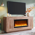 OKD Modern 70" Fireplace TV Stand with 36" Electric Fireplace, Entertainment Center for TVs Up to 80" wourant