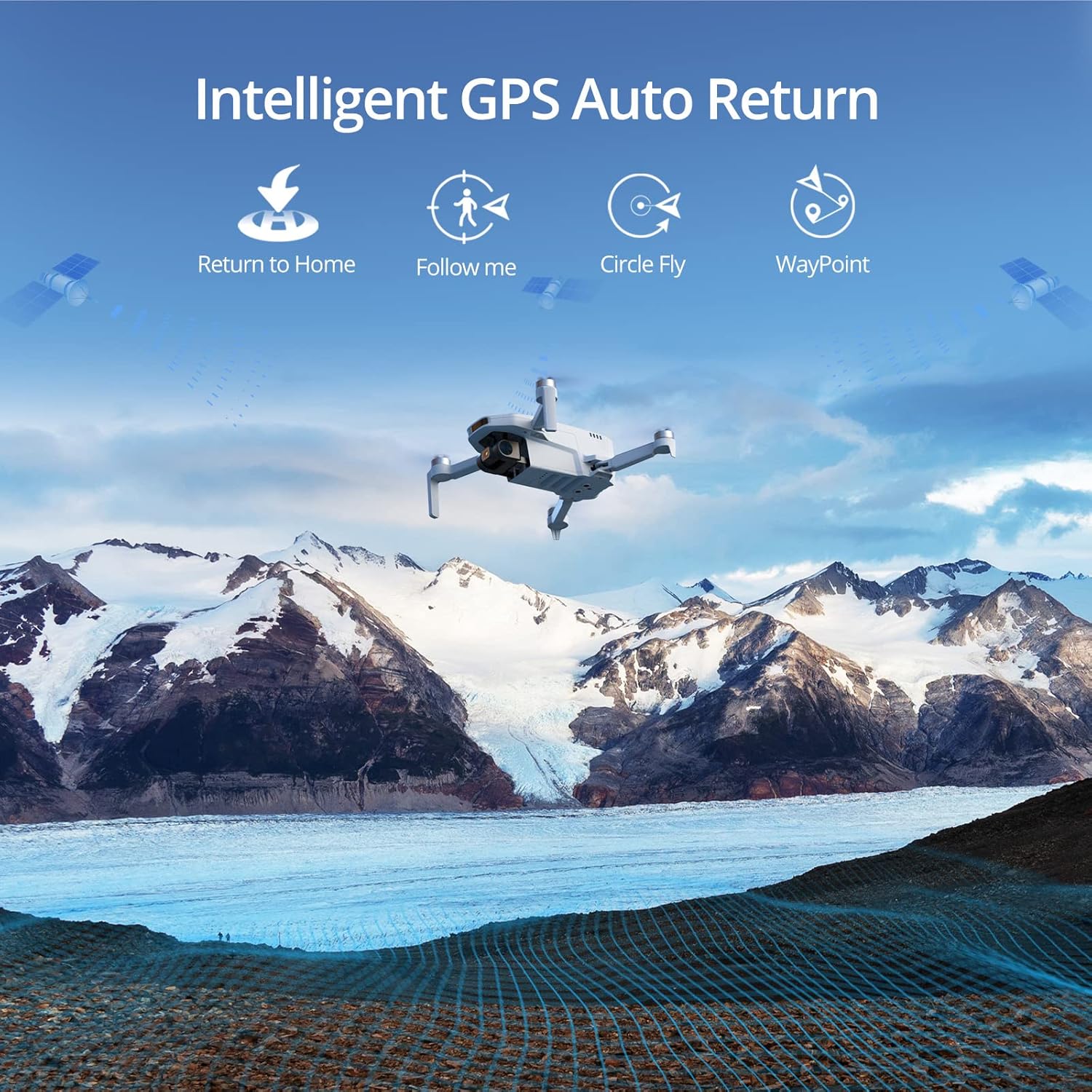 Potensic ATOM SE GPS Drone with 4K EIS Camera, Under 249g, 62 Mins Flight, 4KM FPV Transmission, Brushless Motor, Max Speed 16m/s, Auto Return, Lightweight and Foldable Drone for Adults Beginner wourant