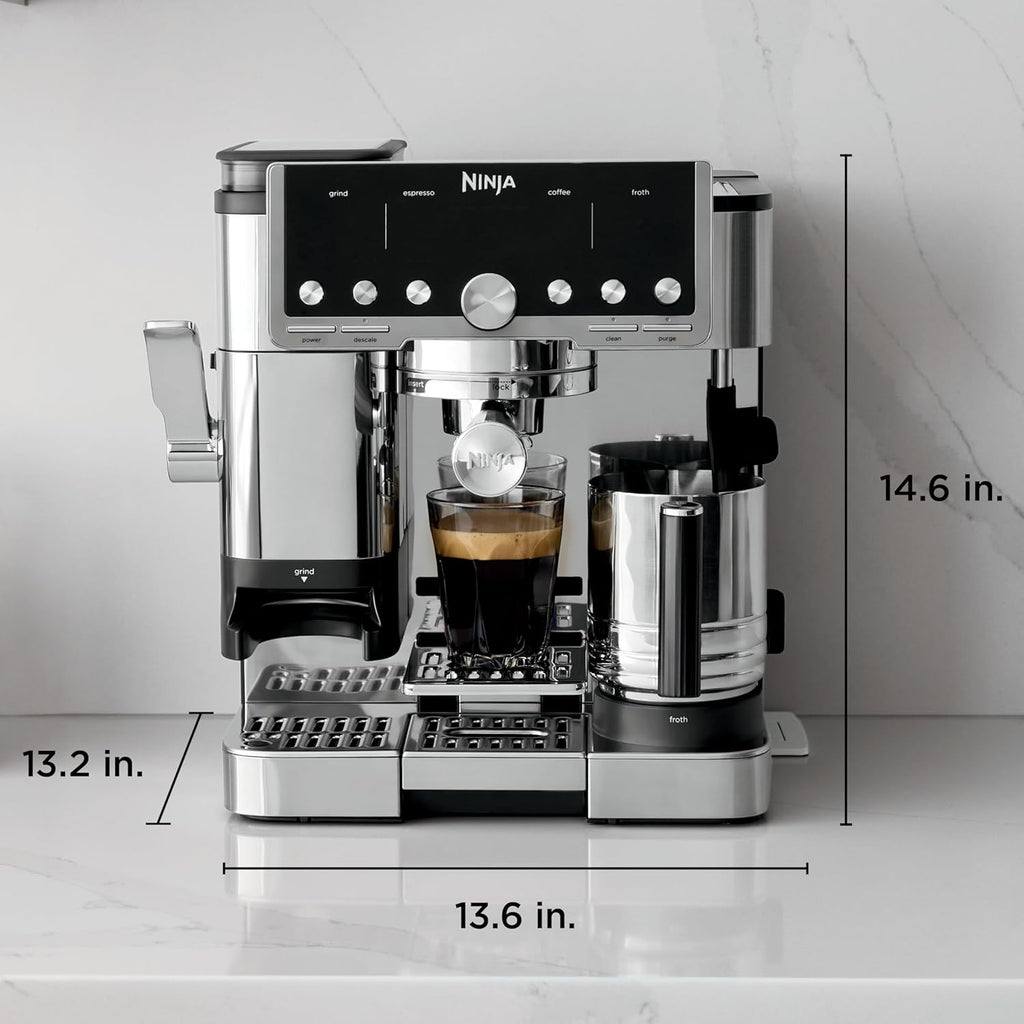Ninja Luxe Café Pro Series, Espresso Machine, Drip Coffee, Cold Brew wourant