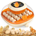 [2024 Upgrade] 25 Egg Incubator, Automatic Egg Turner with Thermometer Seat and Humidity Control, Egg Candler, 360° View with Clear Window, Incubators for Hatching Chicks wourant