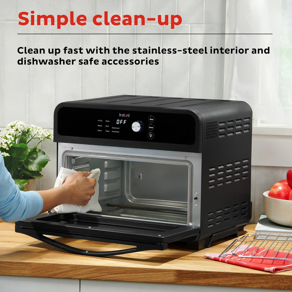 Instant Pot Omni Plus 19QT/18L Toaster Oven Air Fryer, 10-in-1 Functions, Fits 12" Pizza, Crisp, Broil, Bake, Roast, Toast, Warm, Convection, 100+ In-App Recipes, from the Makers of Instant Pot, Black wourant