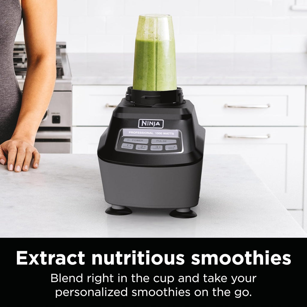 Ninja Mega Kitchen System, 1500-Watt, 72-Ounce Full-Size Blender and 8-Cup Food Processor with (2) 16-Ounce To-Go Cups wourant