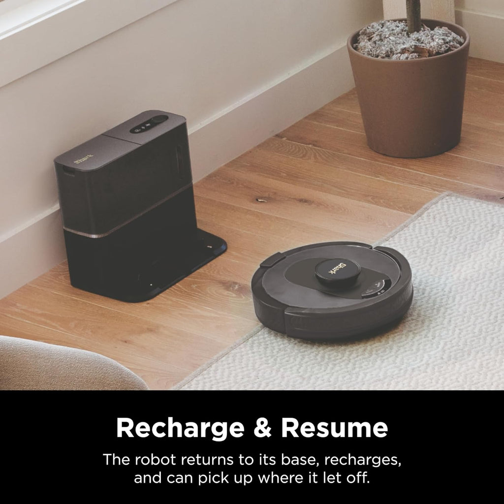 Robotic vacuum cleaner Voice Control Robot Vacuum with Matrix Clean Navigation, Home Mapping, 60-Day Capacity, XL Self-Empty Base for Homes with Pets, Carpet & Hard Floors wourant