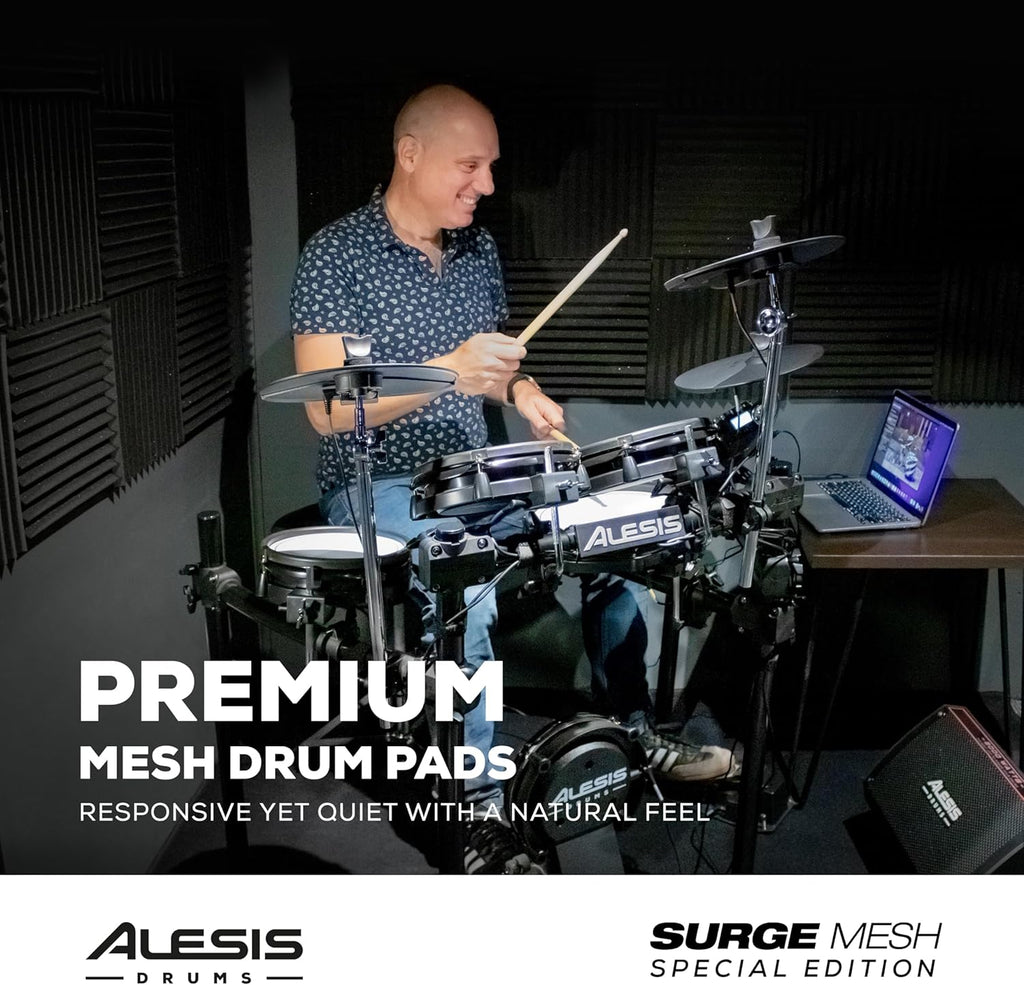 Alesis Drums Command Mesh SE Kit-Electric Drum Set USB MIDI Connection 600 Drum Sound wourant