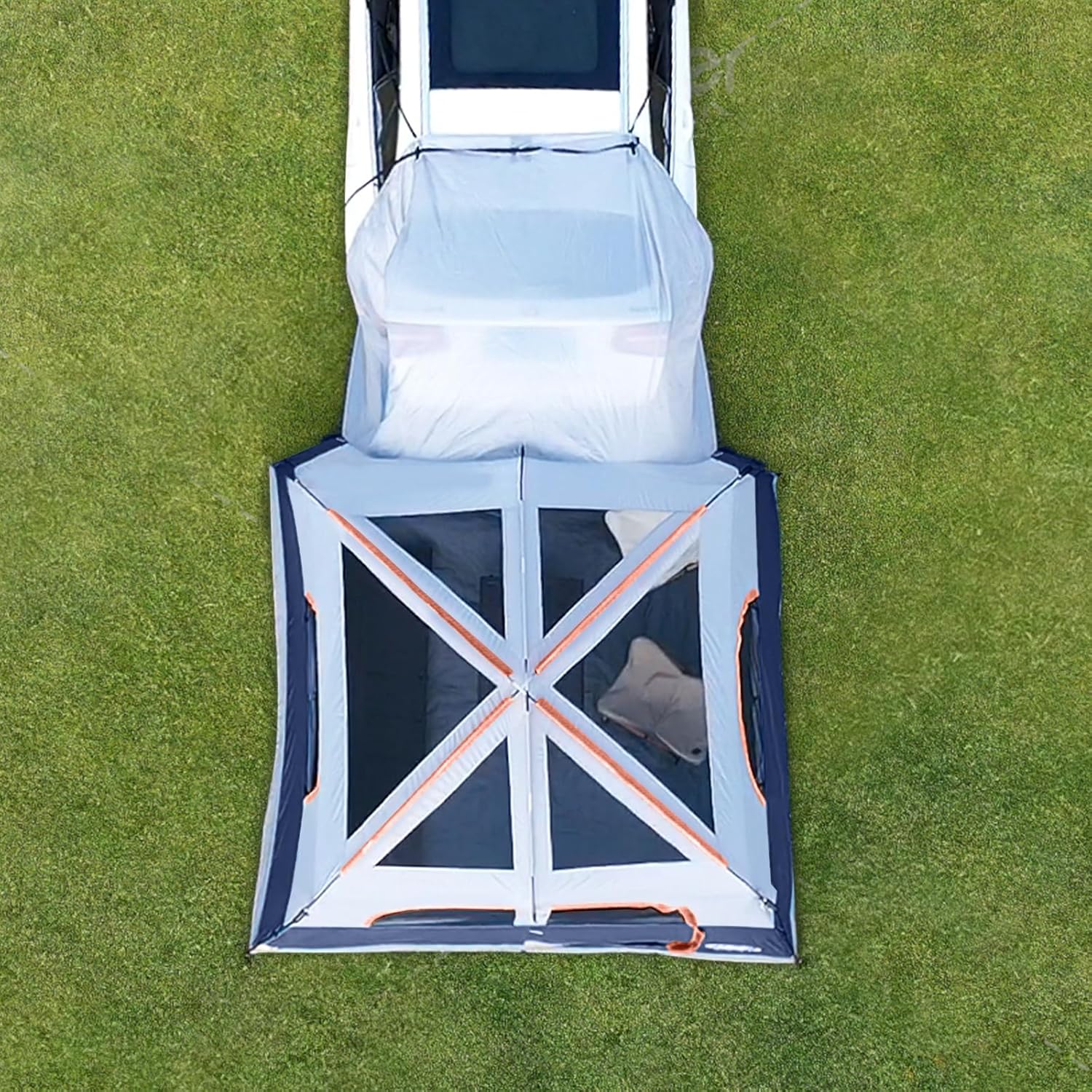 SUV Tent for Camping, 6-Person SUV Tailgate Tent - Easy Set Up with Rainfly, 10'x9'x78in(H) wourant