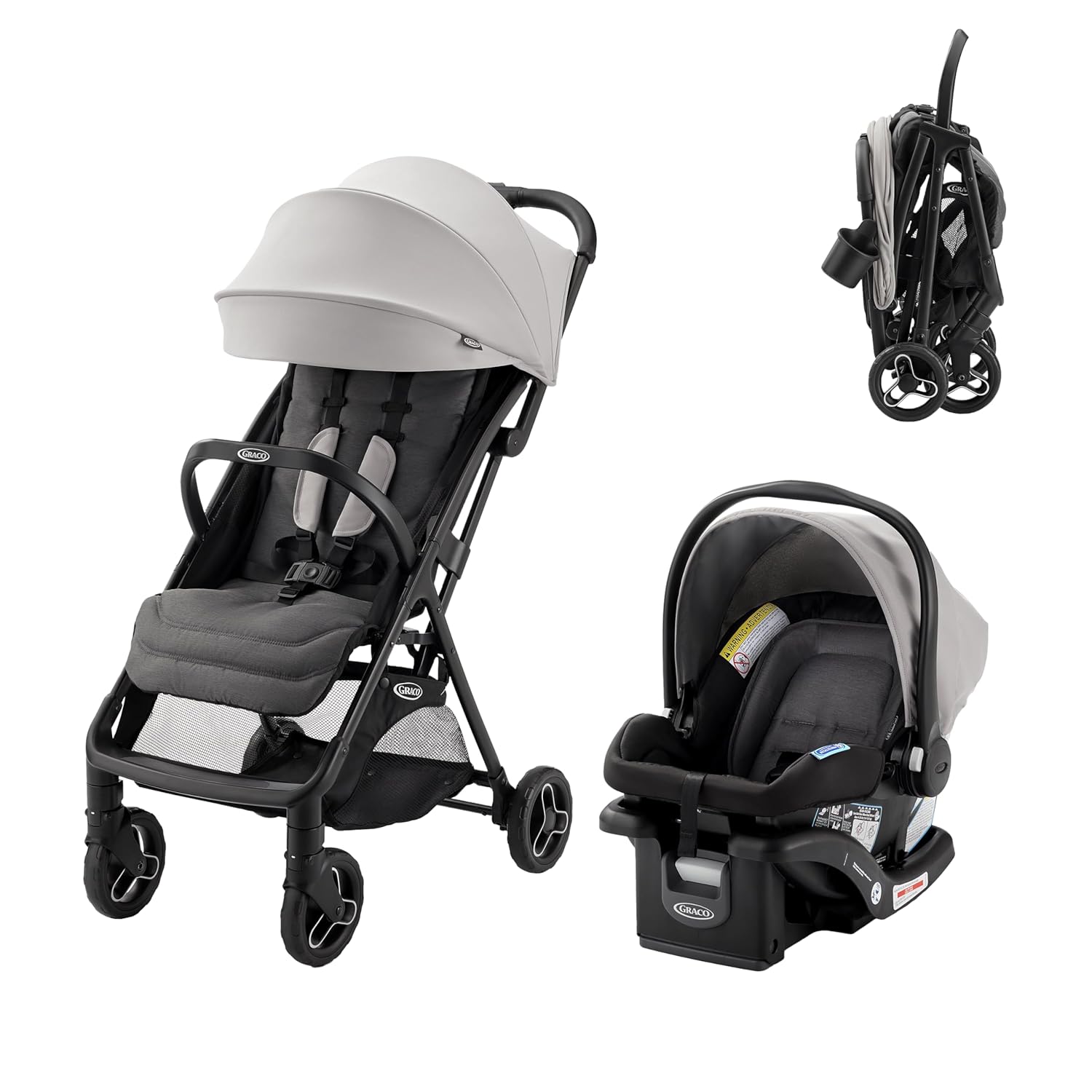 Graco Modes Pramette Travel System 3in1 Modular Car Seat Stroller Combo Infant Car Seat Carrier wourant