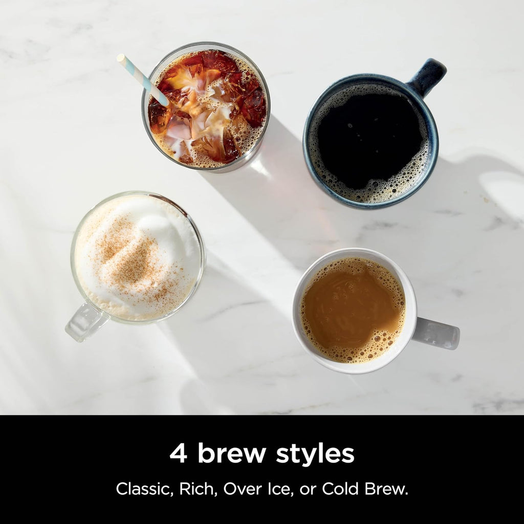 Extra Large Hot and Iced Coffee Maker with Fast Cold Brew, 4 Brewing Methods, 8 Sizes (Small to Travel), Single-Cup Coffee Maker, 12-Cup Capacity wourant
