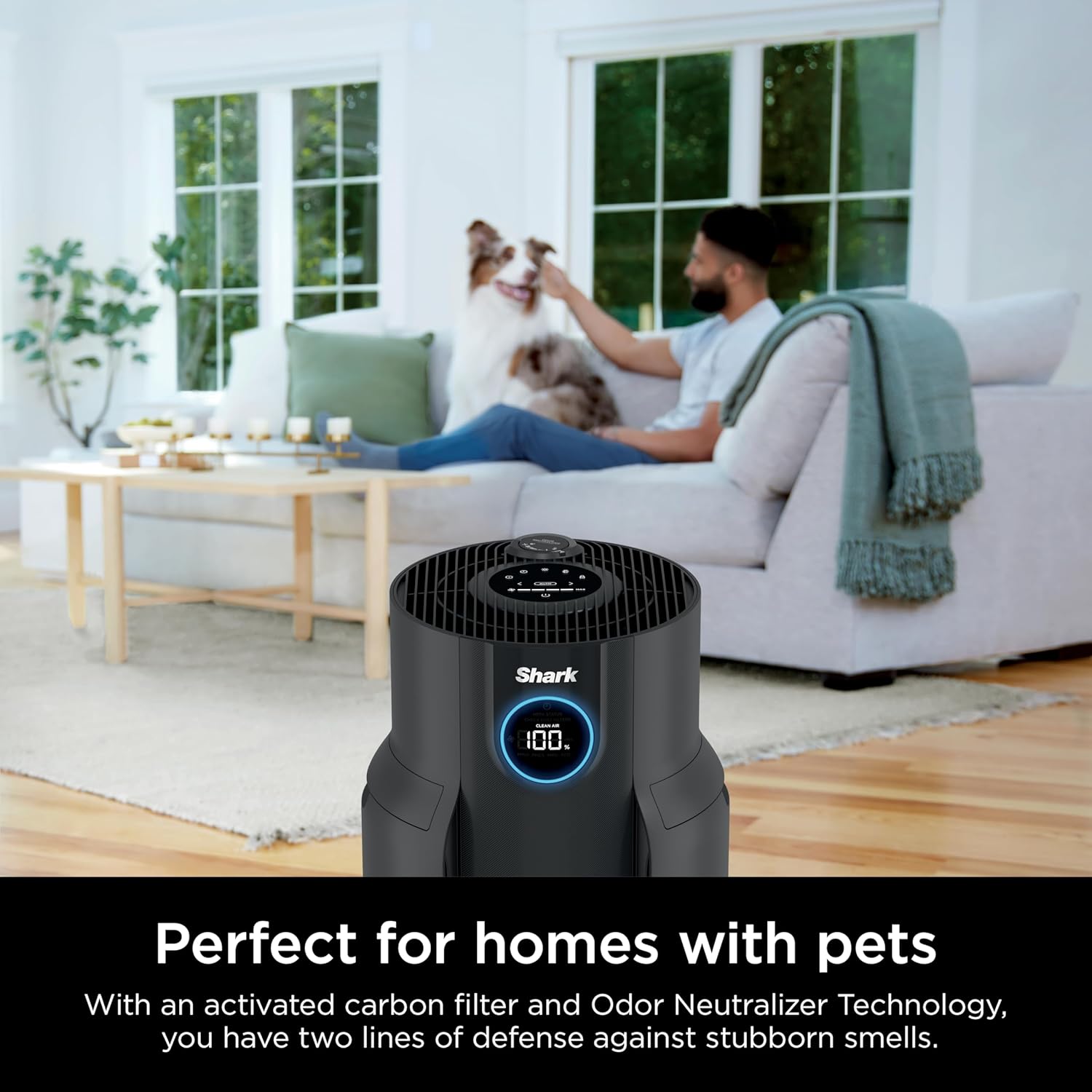 Air Purifier Compact Pro with Long-lasting HEPA Exceeding Filtration, For Pet Dander, Dust, Smoke, Allergens, Up to 250 sq. ft. wourant