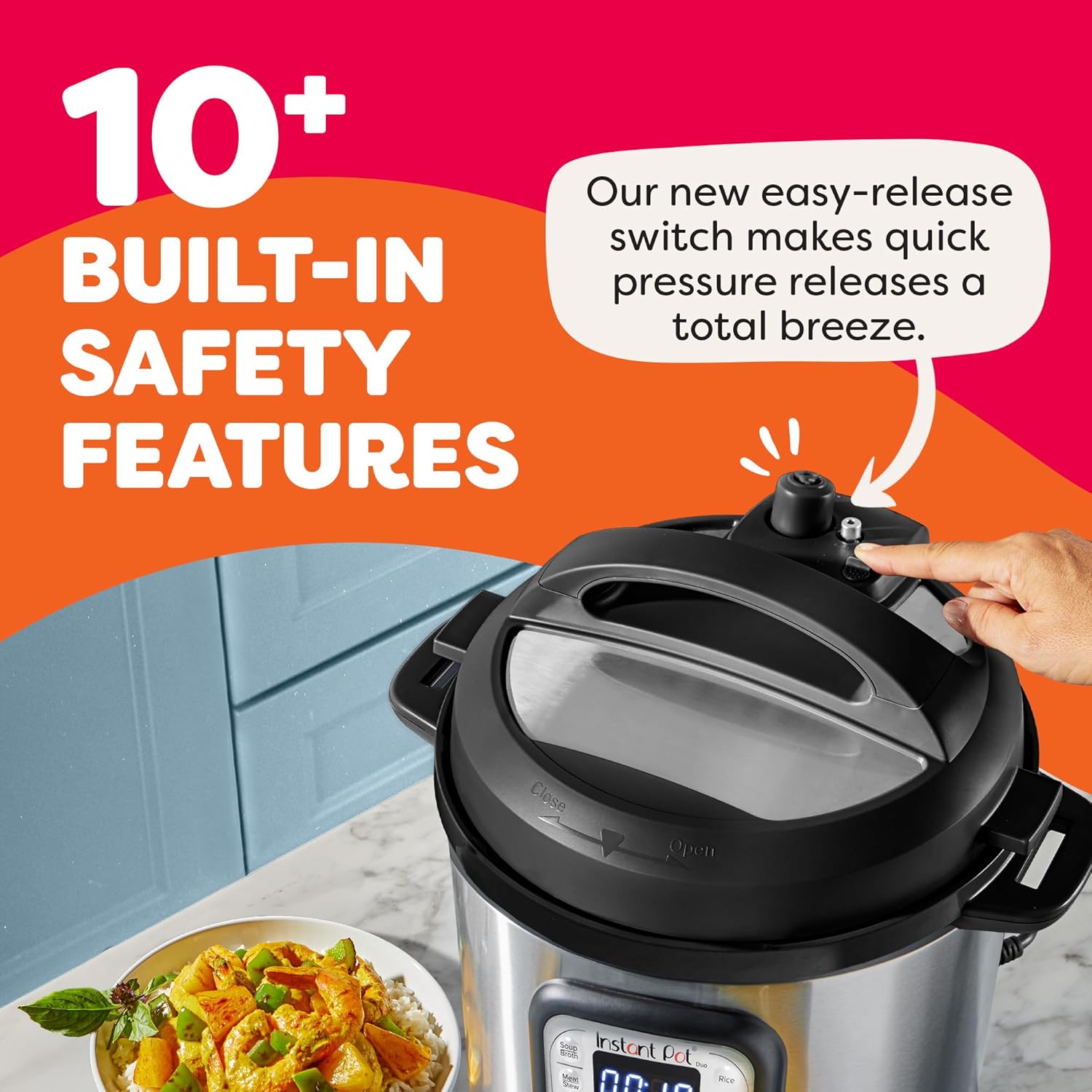 Instant Pot Duo 7-in-1 Electric Pressure Cooker, Slow Cooker, Rice Cooker, Steamer, Sauté Pan, Yogurt Maker, Warmer, and Sterilizer wourant